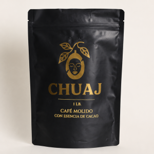 Café CHUAJ con esencia de cacao – 1 LB