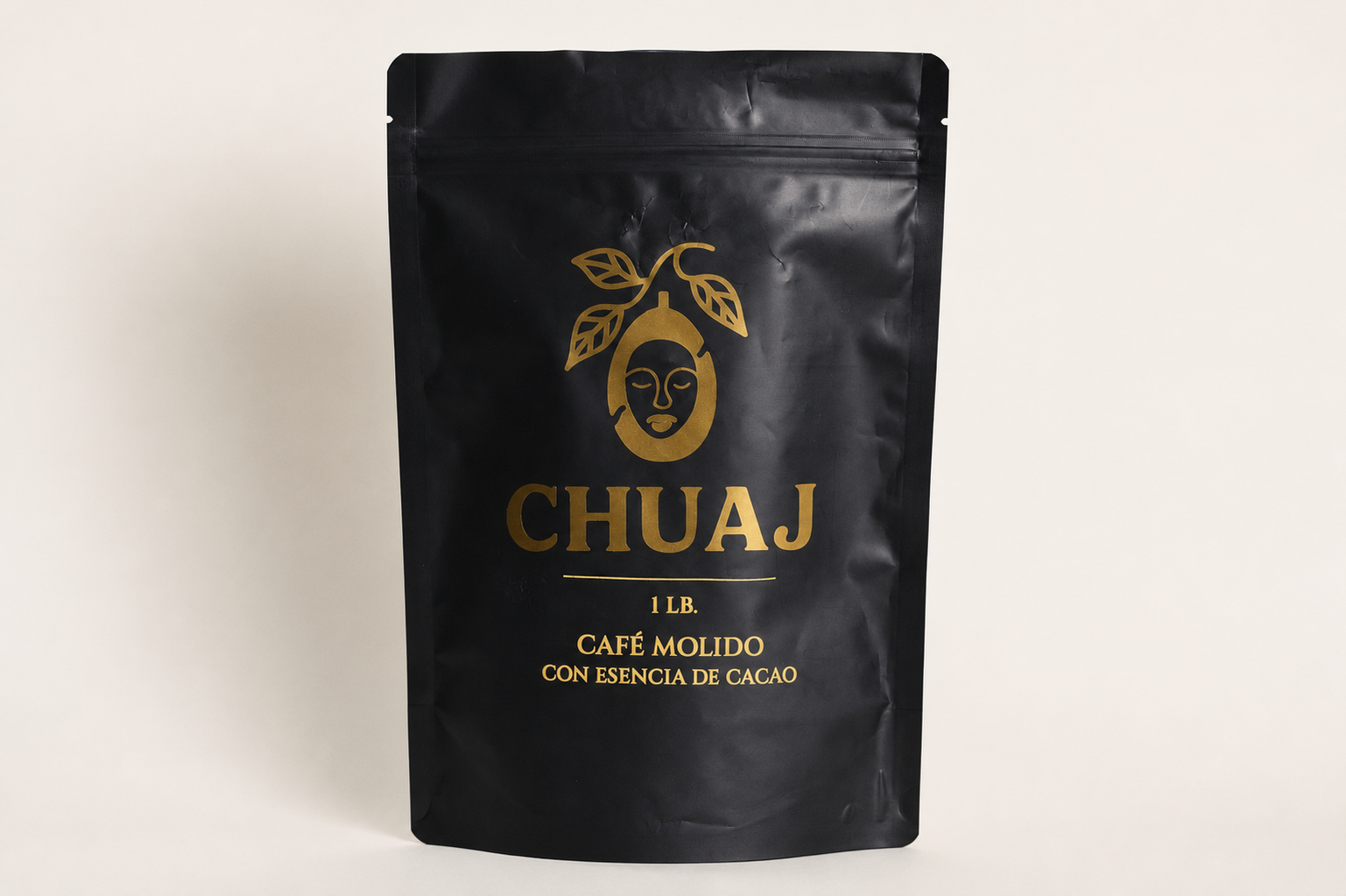 Café CHUAJ con esencia de cacao – 1 LB