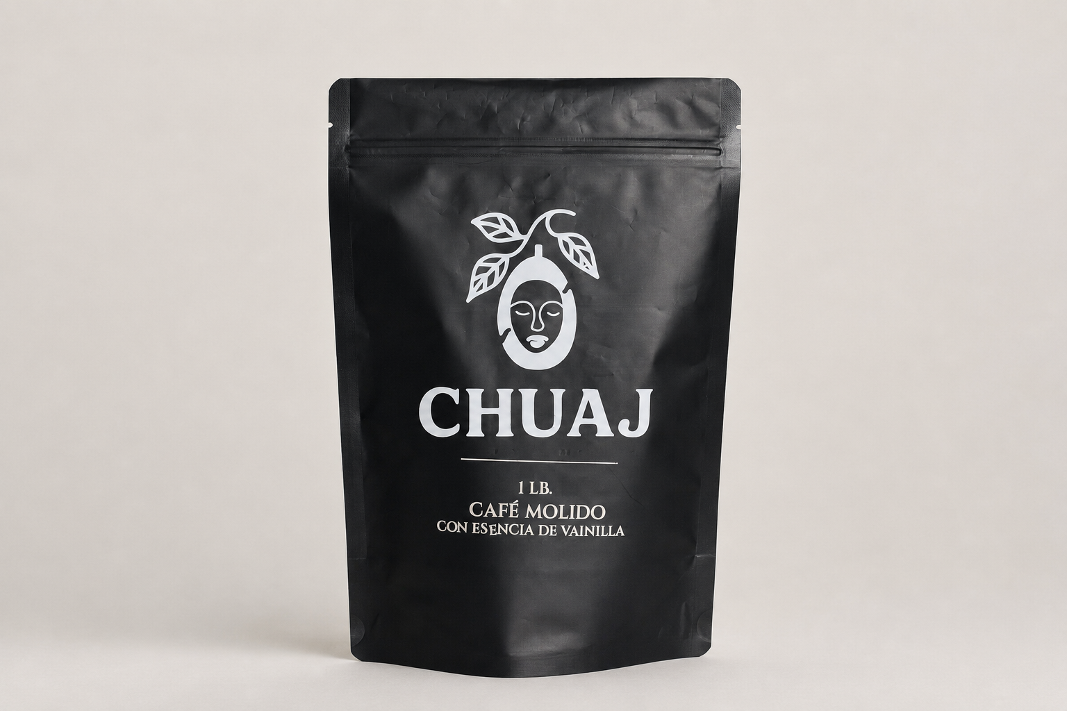 Café CHUAJ con esencia de vainilla – 1 LB