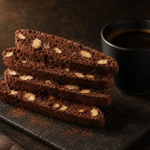 Biscotti de cacao y almendras